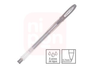 Caneta Signo Noble Metal Prata