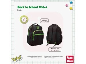 Mochila Packn’Go Back to School – Masculina 