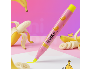 Marca-Texto Be Bold Fruit Edition – Banana