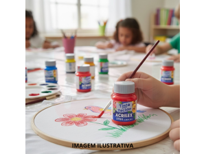 Tinta Para Tecido 37 ml – Vermelho Fogo 507